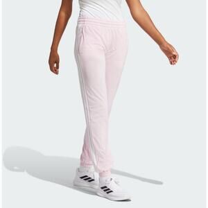 ADIDAS Womens 3-Stripes Dayready Trackpants Medium Pink White Athletic NWT